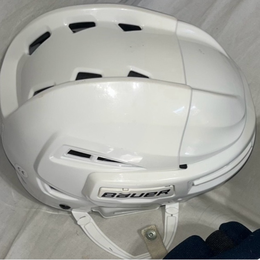 Bauer Classic White Ice Hockey Helmet